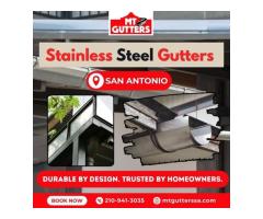 Stainless Steel Gutters in San Antonio