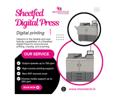 Best 5 Smart Sheetfed Digital Press Monotech Systems Limited