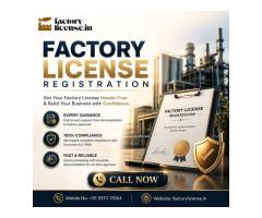 Boost Productivity through apply factory license registration