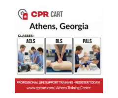 CPR Certification in Athens, GA Fast AHA BLS, ACLS & PALS Classes