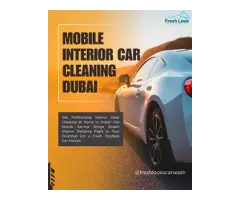 Mobile Interior Car Cleaning Dubai Deep Car Cleaning Wherever