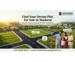 Find Your Dream Plot for Sale in Madurai at Kopuram Nagar by Kopuram Promoter and Builders