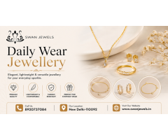 Elegant Daily Wear Jewellery Collection by Swan Jewels