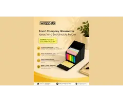 WrappUp Dubai Smart Eco Friendly Company Giveaways Zentron Foldable Memo Pad Set UAE