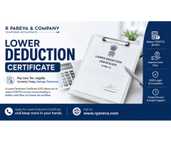 Lower Deduction Certificate for NRI in India R Pareva & Company