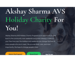 Akshay Sharma AVS Holiday NGO A Mission of Travel, Humanity, and Social Change