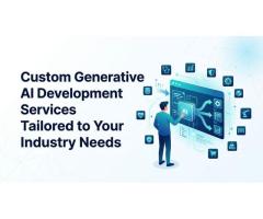 Custom Generative AI Development Services Tailored to Your Industry Needs