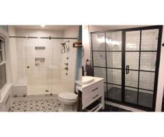 Custom Shower Glass Panel Installation in Union County