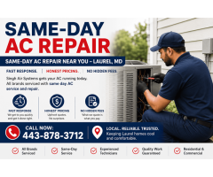 Same-Day AC Repair Same-Day AC Repair Near You Laurel, MD