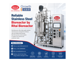 Reliable Stainless Steel Bioreactor by Ritai Bioreactor