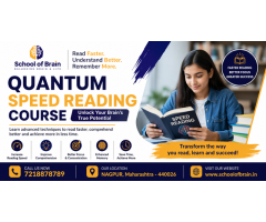 Quantum Speed Reading Course Boost Learning Efficiency with School of Brain
