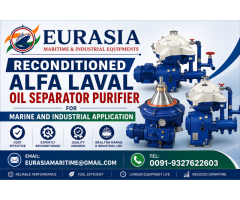 Reconditioned Alfa Laval centrifuge separator , marine oil purifier MAB-103, MAB-206, mab-205 - 7