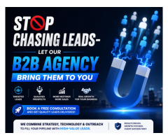 Stop Chasing Leads-Let Our B2B Agency Bring Them to You