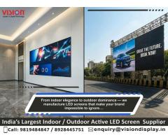 Premium LED Billboard Manufacturers in India Vision Display
