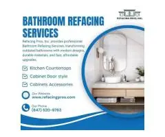 Professional Bathroom Cabinet Refacing in Chicago