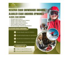 Disfruta de la nieve con el mejor alquiler de snowboard en Andorra