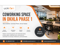 Affordable Coworking Space in Okhla Phase 1 for Professionals