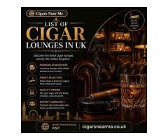 List Of Cigar Lounges in UK
