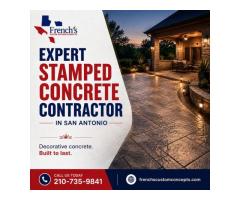 Stamped Concrete Contractor in San Antonio