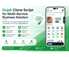 Gojek Clone Script for Multi-Service Business Solution