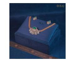 Latest Designer Polki Diamond Pendant Sets BAJ
