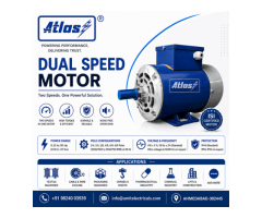 Industrial Dual Speed Motor Ahmedabad Atlas Electrical