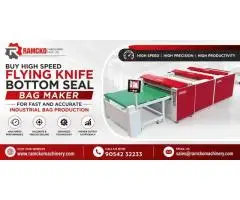 Buy High Speed Flying Knife Bottom Seal Bag Maker for Fast and Accurate Industrial Bag Production
