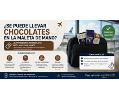 Se puede llevar chocolates en la maleta de mano