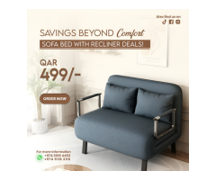 Buy Sofa Bed and Recliner Online in Qatar - Yaqeen Trading