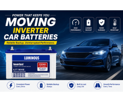 Buy Luminous Inverter Batteries in Palam Jangra Batteries & Solar Systems LLP