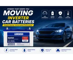Buy Luminous Inverter Batteries in Palam Jangra Batteries & Solar Systems LLP