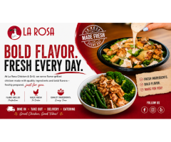 Best Chicken Catering in Tinton Falls - La Rosa Chicken & Grill Restaurant