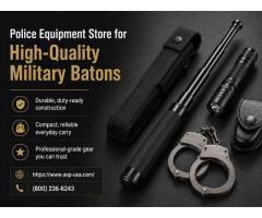Police Equipment Store for High-Quality Military Batons