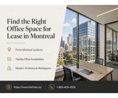 Find the Right Office Space for Lease in Montreal