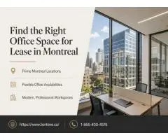 Find the Right Office Space for Lease in Montreal