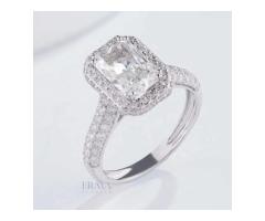 Halo Rings for Women Timeless Sparkle with Lab Grown Diamond Elegance