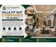 Villa Fit Out Companies in Dubai Top Interior Fit Out Company in Dubai