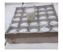 Shot Glass Candles Mumbai India-AARYAH DECOR