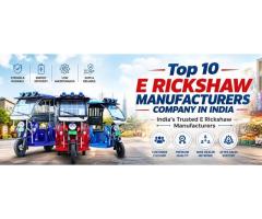 Top 10 E rickshaw Manufacturer in India