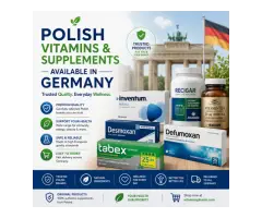 Polish Vitamins and Exclusive European Products Available in Germany
