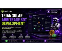 Triangular Arbitrage Bot Development for Fast, Secure & Profitable Automated Trading