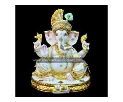 Where to Buy Affordable Custom Size Ganesh Marble Statues for Home and Temples - 2
