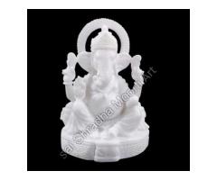Where to Buy Affordable Custom Size Ganesh Marble Statues for Home and Temples - 3