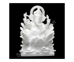 Where to Buy Affordable Custom Size Ganesh Marble Statues for Home and Temples - 4