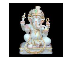 Where to Buy Affordable Custom Size Ganesh Marble Statues for Home and Temples - 5