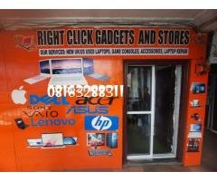 At Right Click Gadgets and Store we sell neat uk used laptops at affordable prices