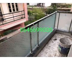 THAKUR GLASS WORK BEST FAMOUS RAILING GLASS LOW PRICE SHOP NEAR ME - 2