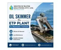 Oil Skimmer For ETP Plant for Wastewater Treatment