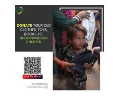 Donate Your Old Clothes, Toys, Books to Poor Children