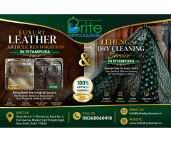 Luxury Leather Article Restoration in Pitampura Brite Drycleaners